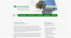 Desktop Screenshot of hammerl-bau.at