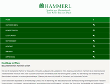 Tablet Screenshot of hammerl-bau.at